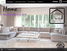 Tablet Screenshot of homeandsofa.ma